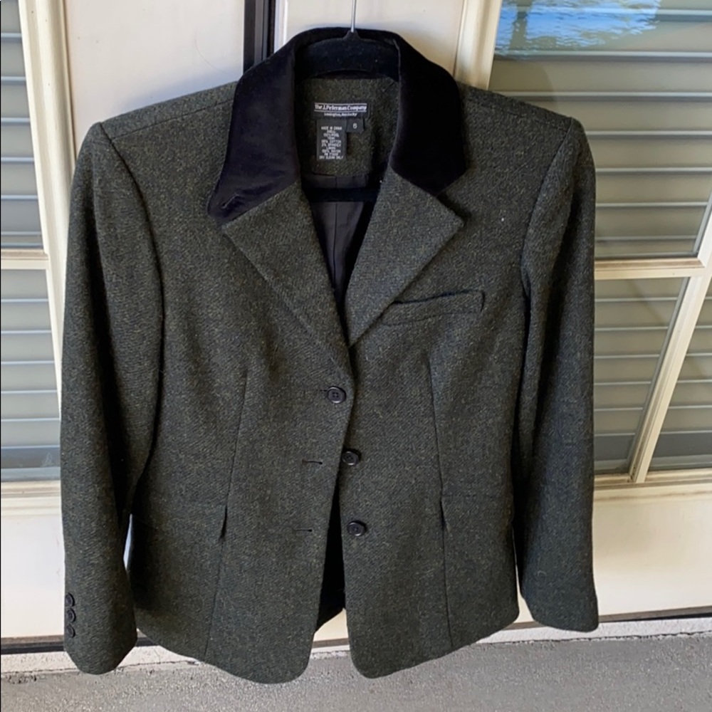 J Peterman ladies tweed blazer